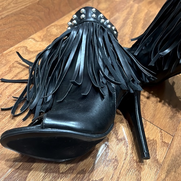 Brand New Fringe High heels size 7.5 - Picture 2 of 5
